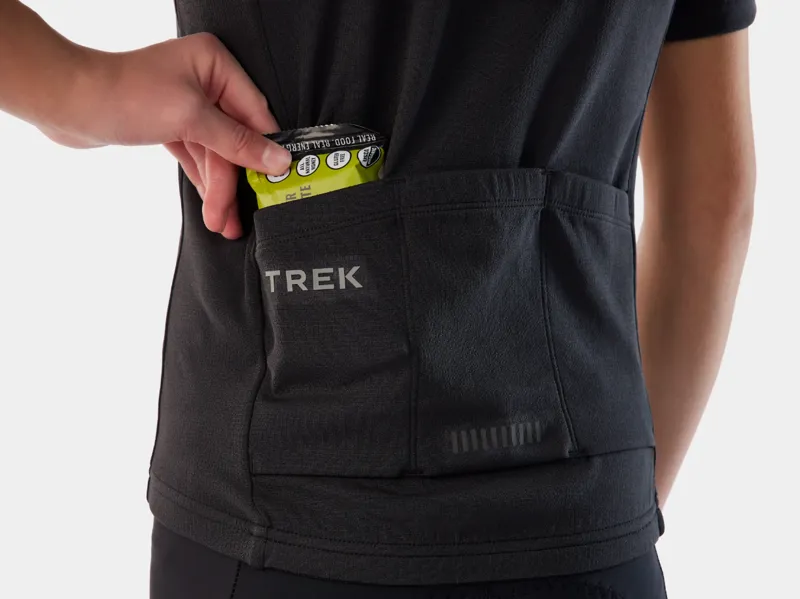 Short Sleeve Jersey Trek Solstice Youth Short Sleeve Jersey in Black-2